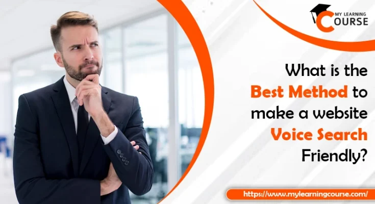 What is the best method to make a website voice search friendly?